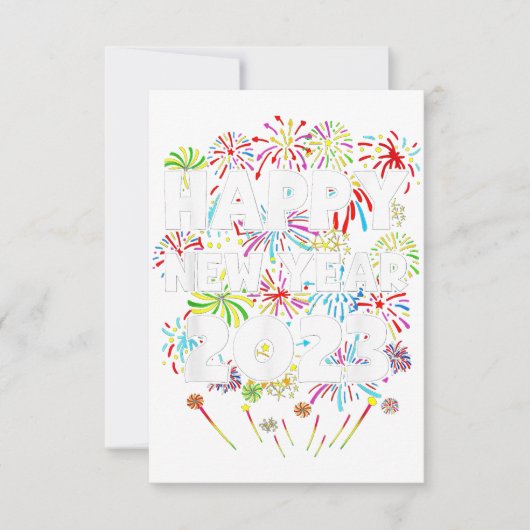 2023 Gelukkig nieuwjaarsfeest Mannen van de Eve Pa Bedankkaart (Voorkant)