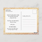 2023 Gold Script Modern Family 12 Fotokalender Briefkaart (Achterkant)