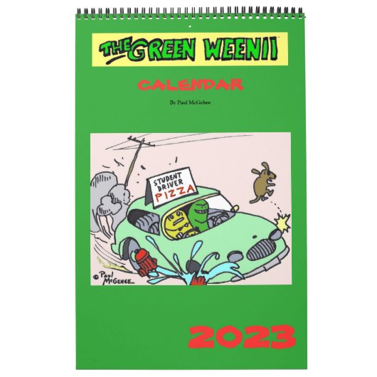 2023 Green Weenii Calendar Kalender (Hoes)