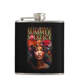 2023 Greensboro Zomerzonnewende Festival Souvenir Heupfles