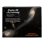 2023 GROTE Psalm 19 Astronomie Society Agenda R2 Kalender (Hoes)