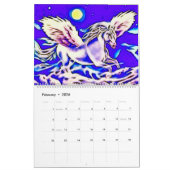 2023 Grote Unicorn Dreams Airborstel Art Calendar Kalender (Feb 2026)