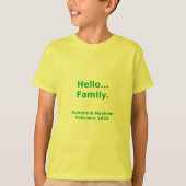 2023 Hallo Shirt  Kind (Voorkant)