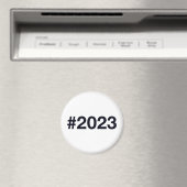 2023 Hashtag 2 Verjaardag Jubileum Magneet (Insitu (Vaatwasser))