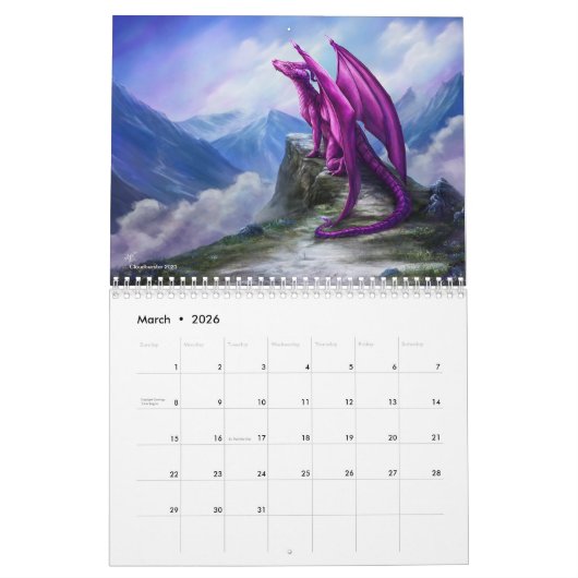 2023 Heksen en Draken Kalender door Ariel Burgess (Mar 2026)