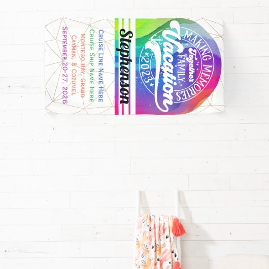 2023 Herinneringen maken samen vakantie cruise deu Spandoek (Insitu)