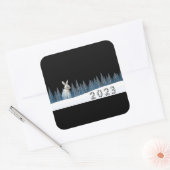 2023, het jaar van de konijn, het Chinese nieuwjaa Vierkante Sticker (Envelop)