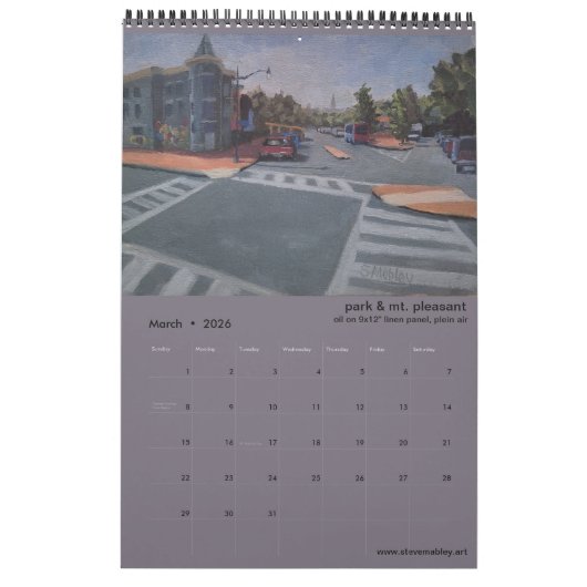 2023 Hometown DC Original Art Calendar Kalender (Mar 2026)