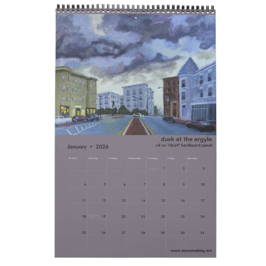 2023 Hometown DC Original Art Calendar Kalender (Jan 2026)