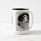 2023 IFComp Two-Tone Grote Koffie Mok (Voorkant rechts)