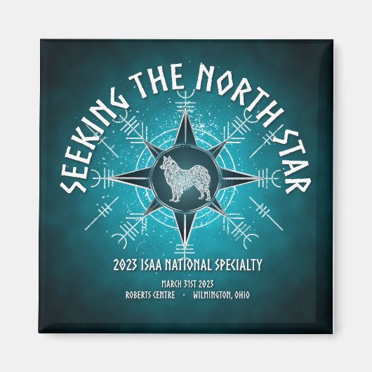 2023 ISAA Specialty Square Magnet (Voorkant)