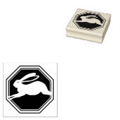 2023 jaar konijn rubberstempel (Gestempeld)