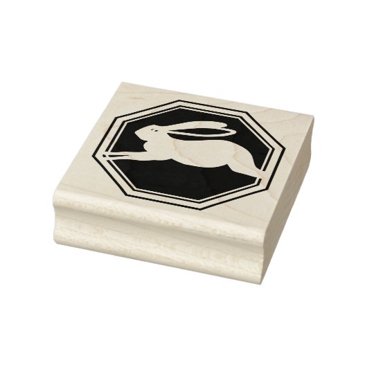 2023 jaar konijn rubberstempel (Stempel)