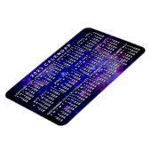 2023 Jaar Maandelijkse kalender Buitenspatie Magneet (Linkerzijde)