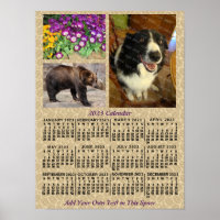 2023 Jaar Maandelijkse Kalender Koffiebonen 3 Foto