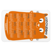 2023 Jaar Maandelijkse kalender Oranje Kat uit de  Magneet (Horizontaal)