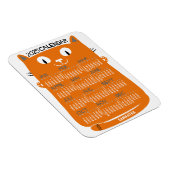 2023 Jaar Maandelijkse kalender Oranje Kat uit de  Magneet (Rechterzijde)