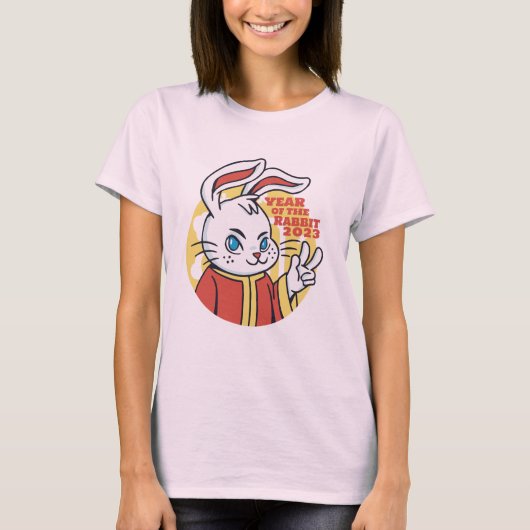 2023 Jaar van de Konijn T-shirt (Voorkant)