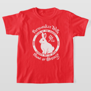 2023 Jaar van de konijn T-shirt