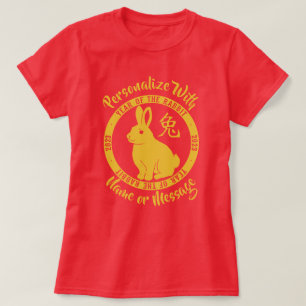 2023 Jaar van de konijn T-shirt