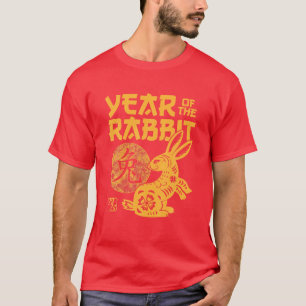 2023 Jaar van de konijnenChinese dierentuin Nieuw T-shirt