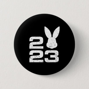 2023 jaar van de konijnendierentuin Chinees Luna N Ronde Button 5,7 Cm