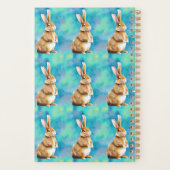 2023 Jaar van het Konijn, Apple Green & Azure Blue Planner (Achterkant)