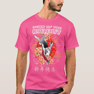 2023 Jaar van het konijnendierentuin Chinees nieuw T-shirt