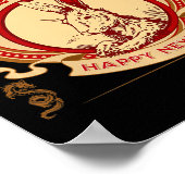 2023 Jaar van het konijnenjaar 2023 Zodiac L. Poster (Hoek)