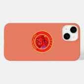 2023 Jaar van het konijnenontwerp Case-Mate iPhone Case (Achterkant (horizontaal))