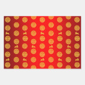 2023 Jaar van het konijnenrood en het goud Inpakpapier Vel (Voorkant 3)