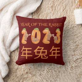 2023 JAAR VAN HET RABBIT chinese cadeauidee voor e Kussen