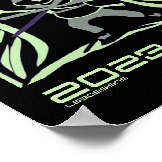 2023 JAAR VAN HET RABBIT chinese cadeauidee voor e Poster (Hoek)