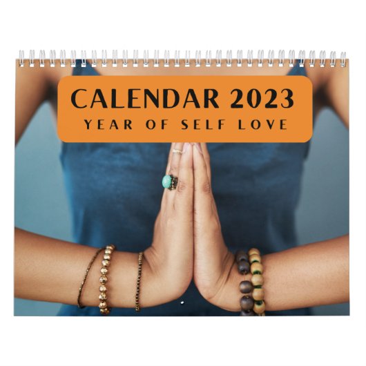 2023 jaar zelfliefdeskalender kalender (Hoes)