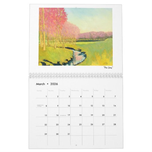 2023 John Suess Fine Art Wall Agenda Kalender (Mar 2026)
