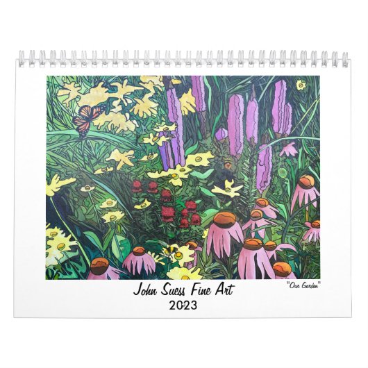 2023 John Suess Fine Art Wall Agenda Kalender (Hoes)