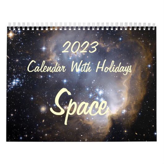 2023 Kalendar Met Feestdagen - Ruimte Kalender (Hoes)