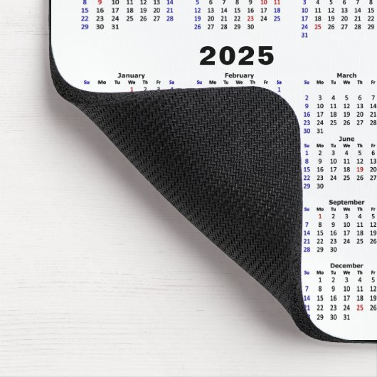 2023 - Kalender 2026 Minimalistisch 4 jaar Muismat (Hoek)