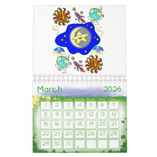 2023 Kalender Aliens, Space, Astronauts (Mar 2026)