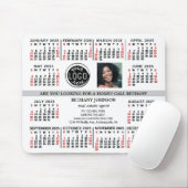 2023 Kalender Business Logo Fototekst Gemakkelijk Muismat (Met muis)