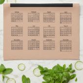 2023 Kalender Dressage Paardensport Theedoek (Gevouwen)