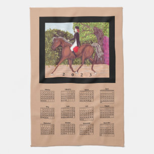 2023 Kalender Dressage Paardensport Theedoek