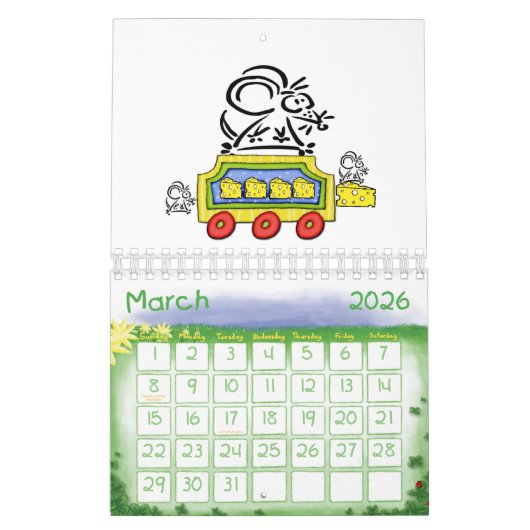 2023 Kalender kaasmakerij Jaar kaas (Mar 2026)