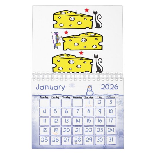 2023 Kalender kaasmakerij Jaar kaas (Jan 2026)