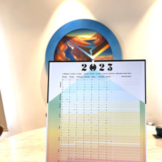 2023 Kalender - Maanplanner Poster