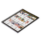2023 Kalender Moderne familie 12 Foto Collage DIY Notitieboek (Linkerzijde)