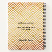 2023 Kalender Moderne reeks 12 Foto Aangepast doe Notitieboek (Achterkant)