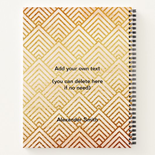 2023 Kalender Moderne reeks 12 Foto Aangepast doe Notitieboek (Achterkant)