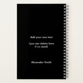 2023 Kalender moderne serie 12 Aangepaste foto's Notitieboek (Achterkant)