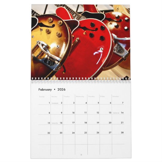 2023 Kalender voor gitarist (Feb 2026)
